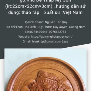 Đĩa khu đền tháp Mỹ Sơn
